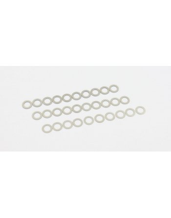 96642 4x6mm Shim Set  (0.1/0.2/0.3mm/10pcs) 96642  - KYOSHO RC
